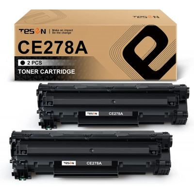 TESEN 78A CE278A Compatible Toner Cartridge Replacement 2 Packs